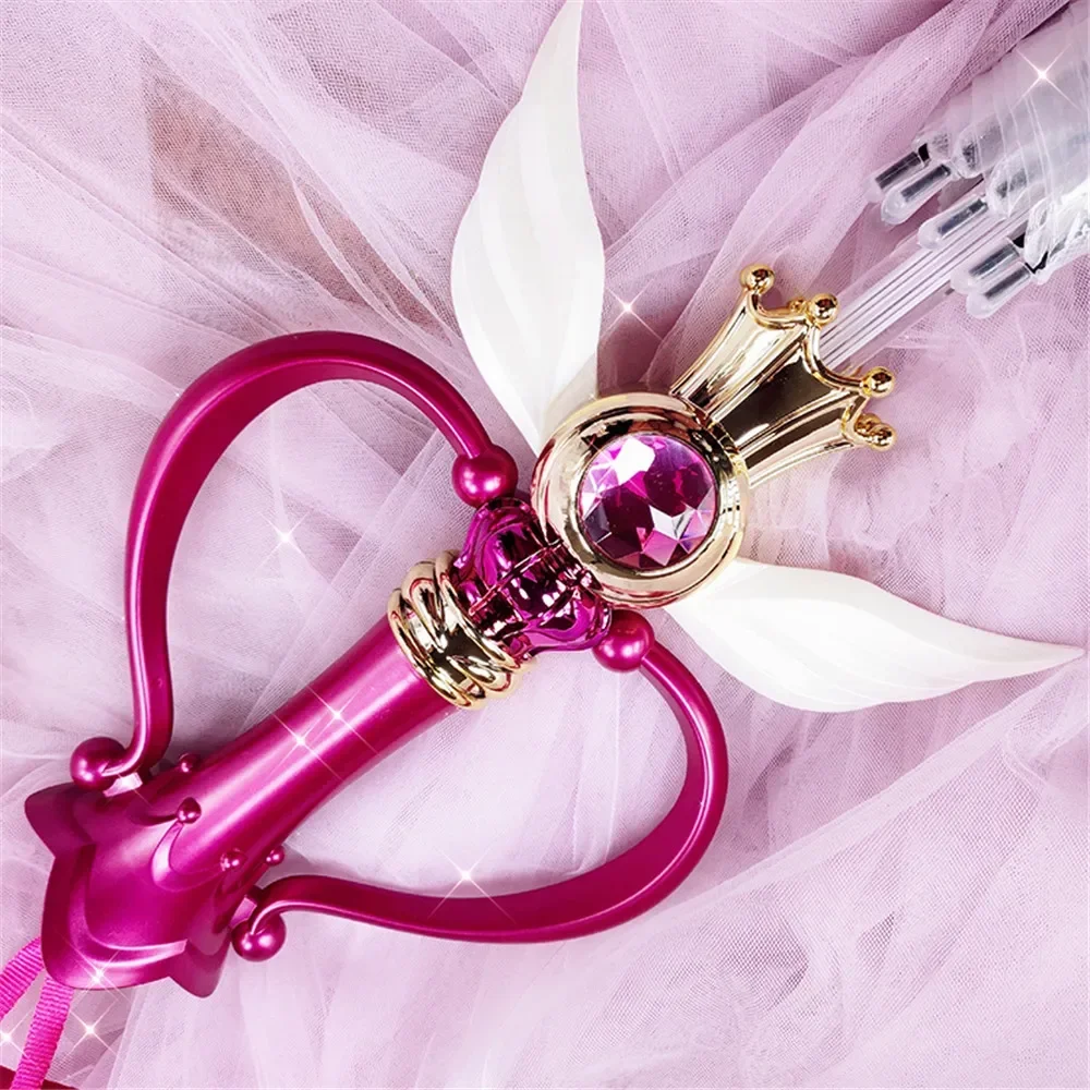 Ombrello Luminoso Sailormoon Trasparente Paraguas Per Donna Ragazze Regalo Per Bambini Sailor Moon Magic Stick Ombrello Rain Gear