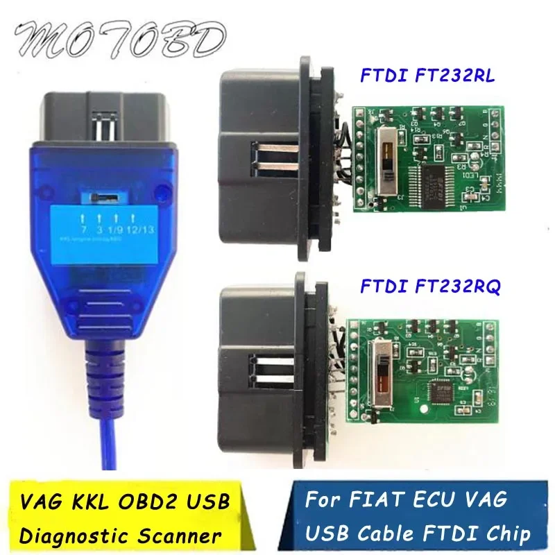 Per Fiat Ecu Scan Vag Kkl Obd2 Scanner Diagnostico Usb Per Audi/Vw/Skoda/Seat Switch 4 Vie Posizione Ftdi Ft232Rl Ft232Rq Vag Kkl