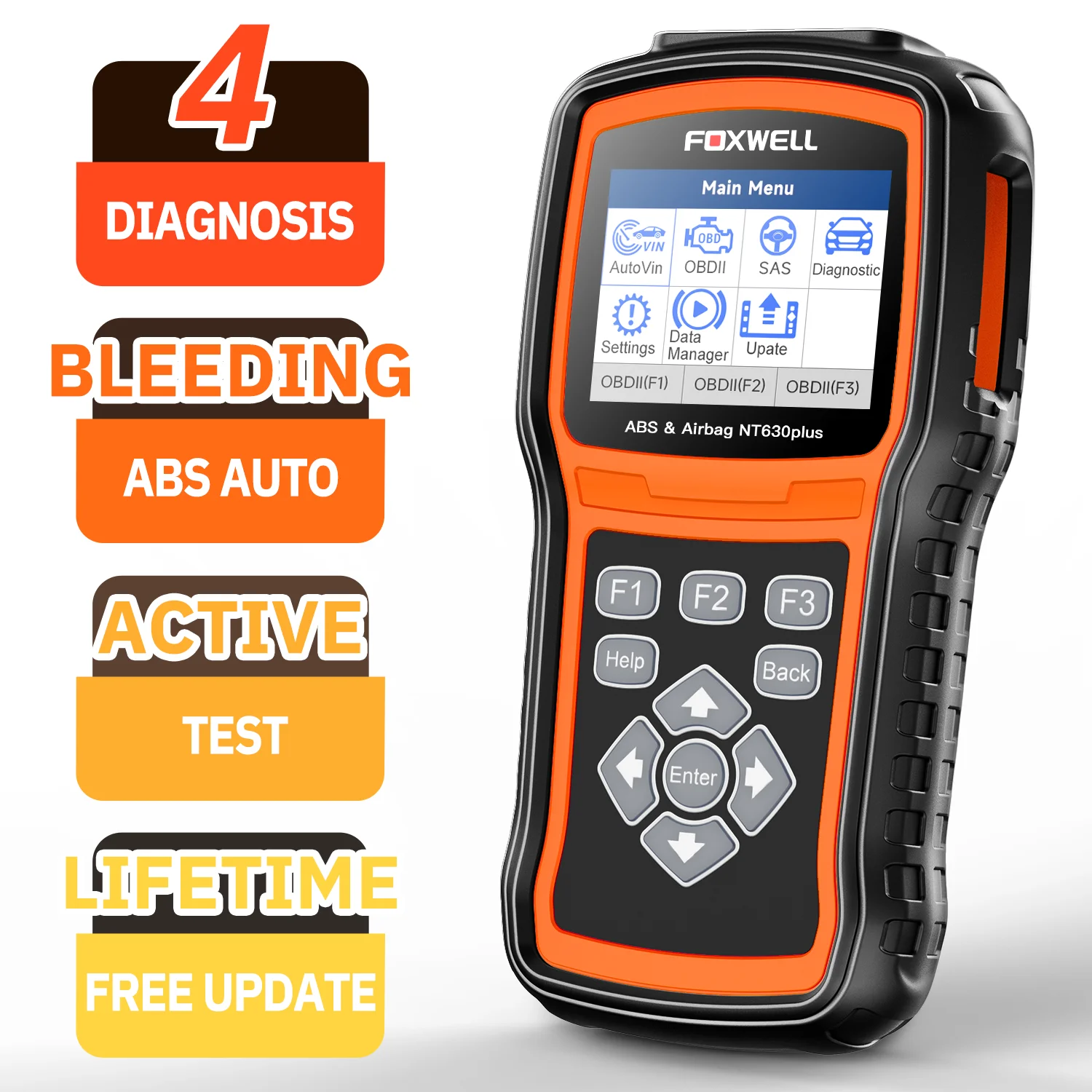 Foxwell Nt630 Plus Scanner Obd2 Obd 2 Abs Airbag Srs Sas Crash Data Reset Auto Odb2 Strumenti Diagnostici Per Auto Scanner Automobilistico Obd
