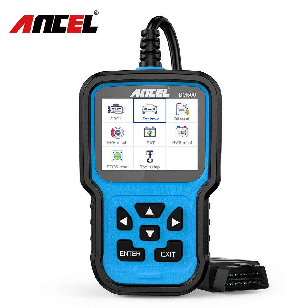 Ancel Bm500 Lettore Di Codici Obd2 Scanner Professionale Odb2 Full System Enhanced Dpf Bms Epb Tpms Reset Obd 2 Scanner Automobilistico