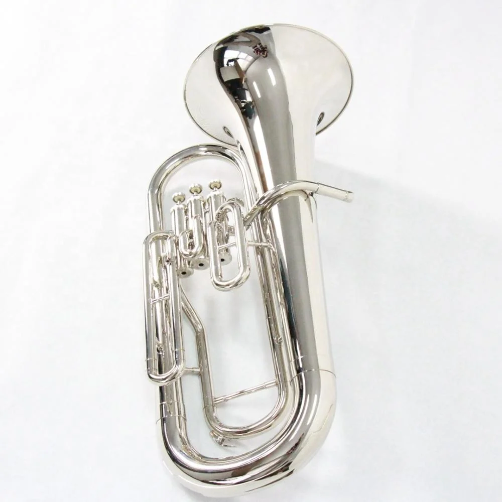 Cheap Euphonium High-Grade Bb Key Euphonium Nichelato Strumento Euphonium In Ottone Giallo