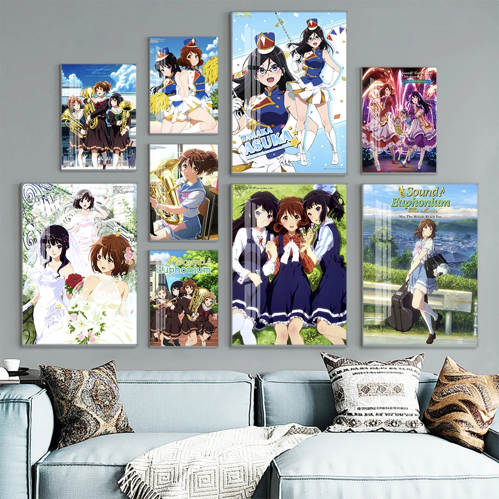 Sound Euphonium Anime Giapponesi Wall Art Print Stickers Poster Manga Canvas Painting Otaku Room Decor