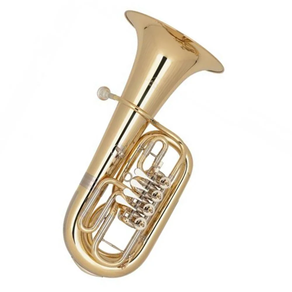 Seaousnd Oem C/Bb Key Gold 4 Rotary Euponium Jyep740