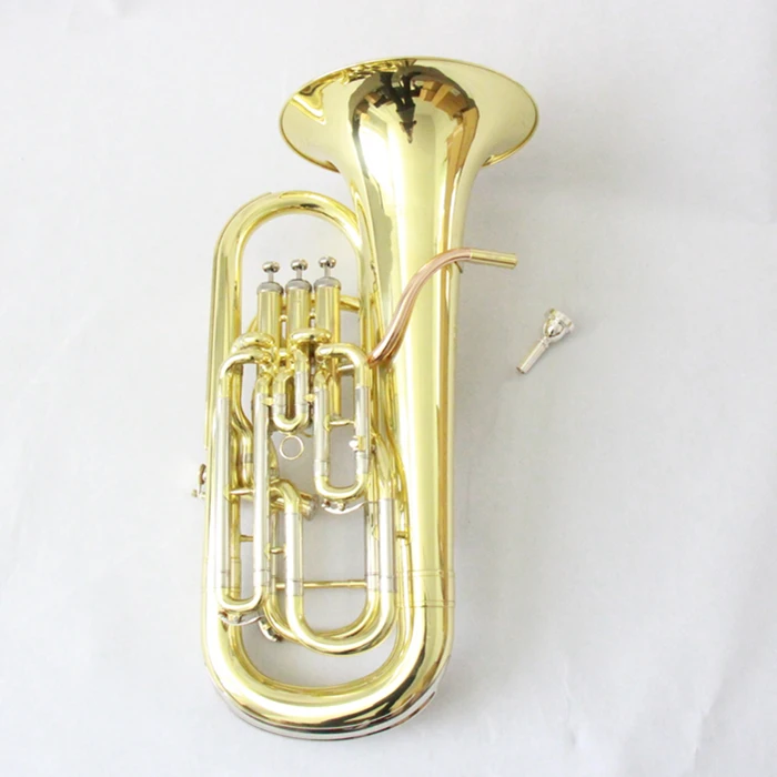 Corno Euphonium Di Alta Qualità Strumento Euphonium Di Alta Qualità Laccato Oro Cina Euphonium Professionale