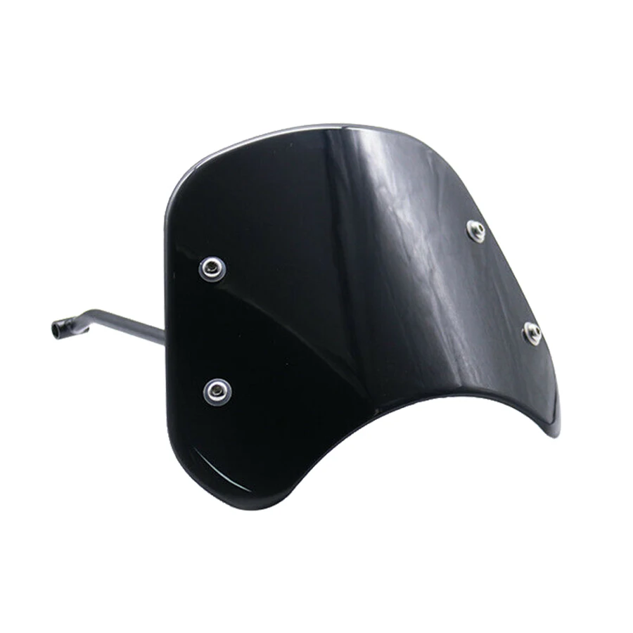 Motorcycle Windshields Windshield Screen Headlight Fairing For Benelli Leoncino 500(Black)