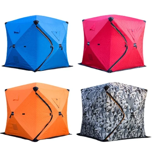Jetshark Outdoor Winter Automatic Pop Up Sauna Tenda Gonfiabile Campeggio House Shelter Tenda Pesca Sul Ghiaccio Ispessimento Tenda Invernale