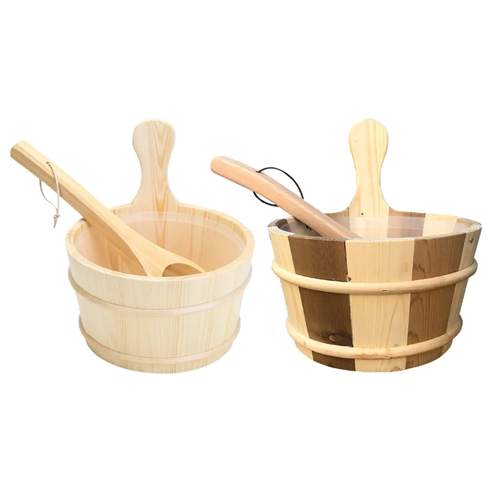 Strumento Da Bagno A Vapore Per Sauna A Botte In Legno Da 4 Litri Per Sauna Domestica