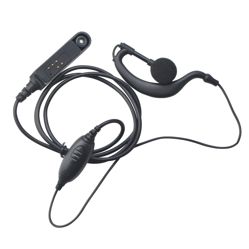 Auricolare Baofeng Walkie Talkie Uv-9R Più Bf-A58 R760 Bf-9700 Gt-3Wp Cuffia Ptt Cuffia Auricolare A Forma Di G Con Interruttore Ptt