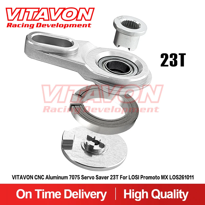 Vitavon Cnc Alluminio 7075 Servo Saver 23T Per Losi Promo Mx Los261011
