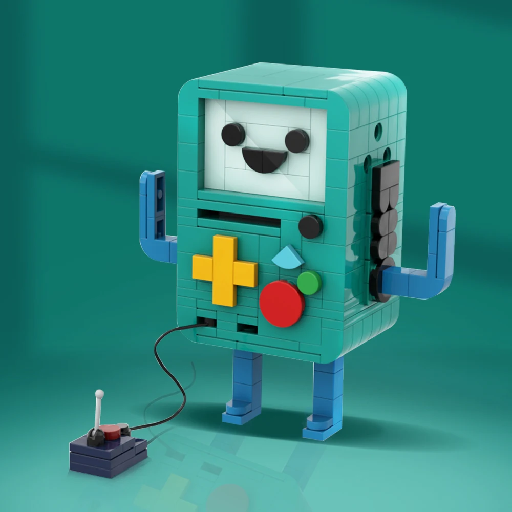 254Pcs Moc Adventure Time Beemo Building Block Bricks Set Giocattoli Educativi Per Bambini Fai Da Te Regalo Di Compleanno Per Bambini Juguetes
