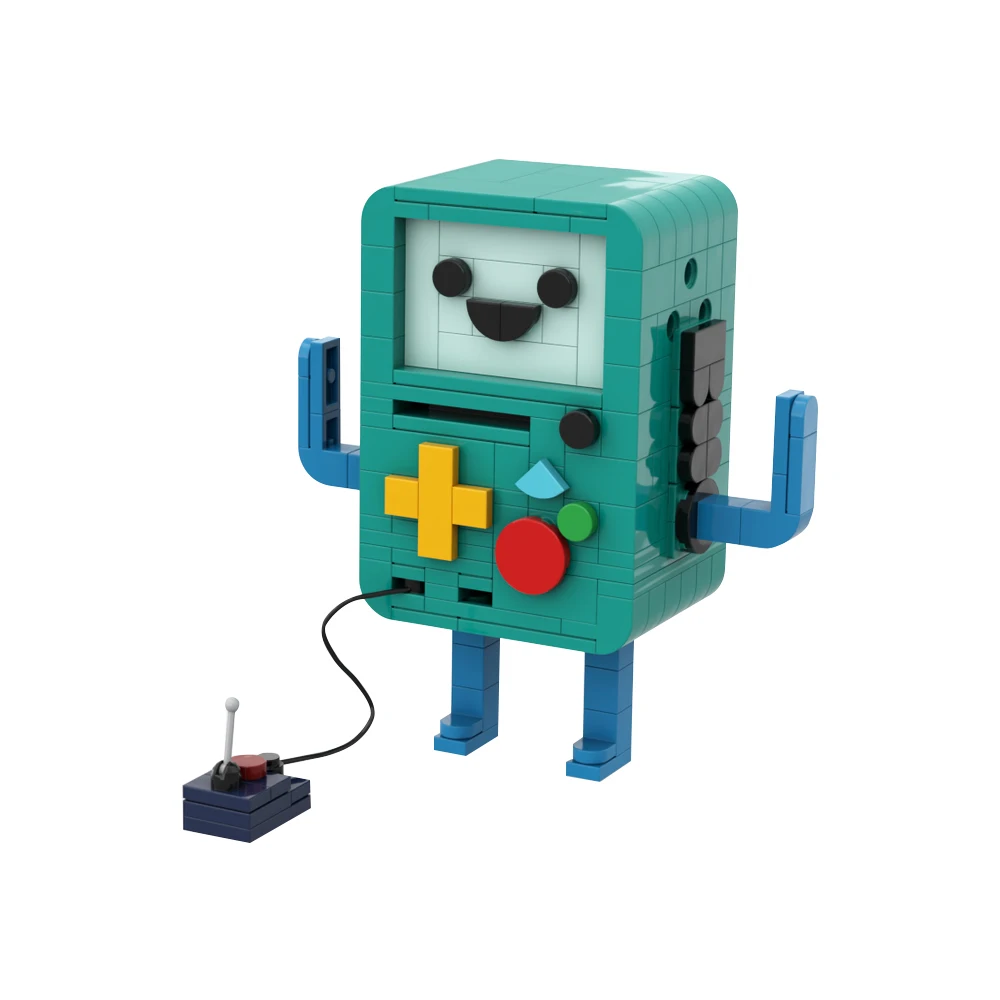 Gobricks Adventure Time Beemo Moc Model Building Blocks Of Construction Creative Anime Cartoon Bricks Set Ragazzi Giocattoli Regalo Per Bambini