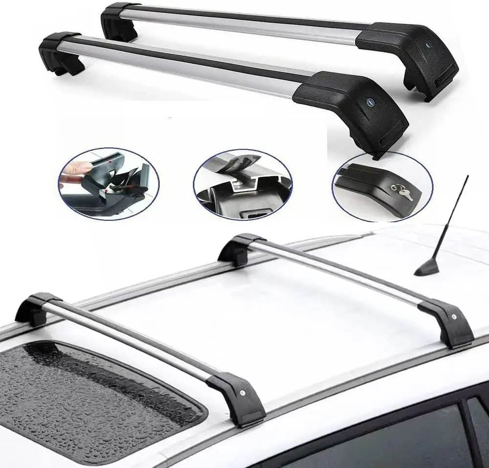 2 Pezzi Adatto Per Volvo Xc90 Xc 90 2016-2022 Portapacchi Con Serratura Portapacchi Portapacchi Cargo Cross Bars Crossbars Holder
