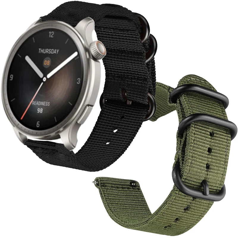 Cinturino In Nylon Per Amazfit Balance Smart Watch Band Bracciale Sportivo Per Amazfit Balance Screen Protector Film