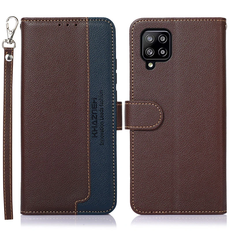 Nuovo Stile Per Samsung Galaxy A22S A 22 2021 Flip Case Rfid Blocking Leather Texture Magnet Book Shell Samsung A22 S Case Shockpr