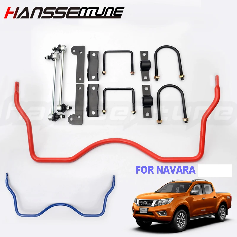Hanssentune 4X4 Barra Antirollio Posteriore E Kit Barra Stabilizzatrice Accessori Fuoristrada Adatti Per Navara D40 Np300 2005 +