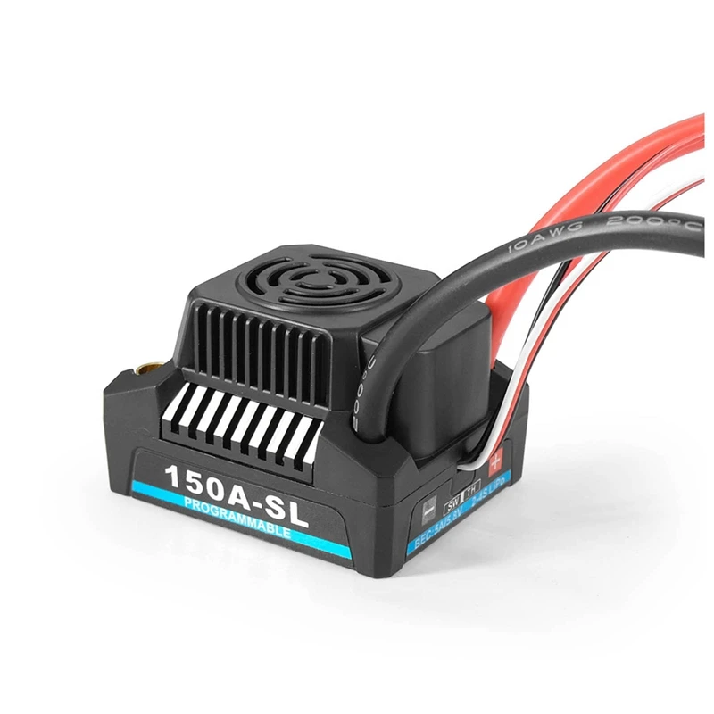 Brushless Esc Parts 2-4S Con 5.8V-6.1V/3A Bec Per 1/8 1/10 1/12 Rc Model Car Truck Buggy Boat ,150A