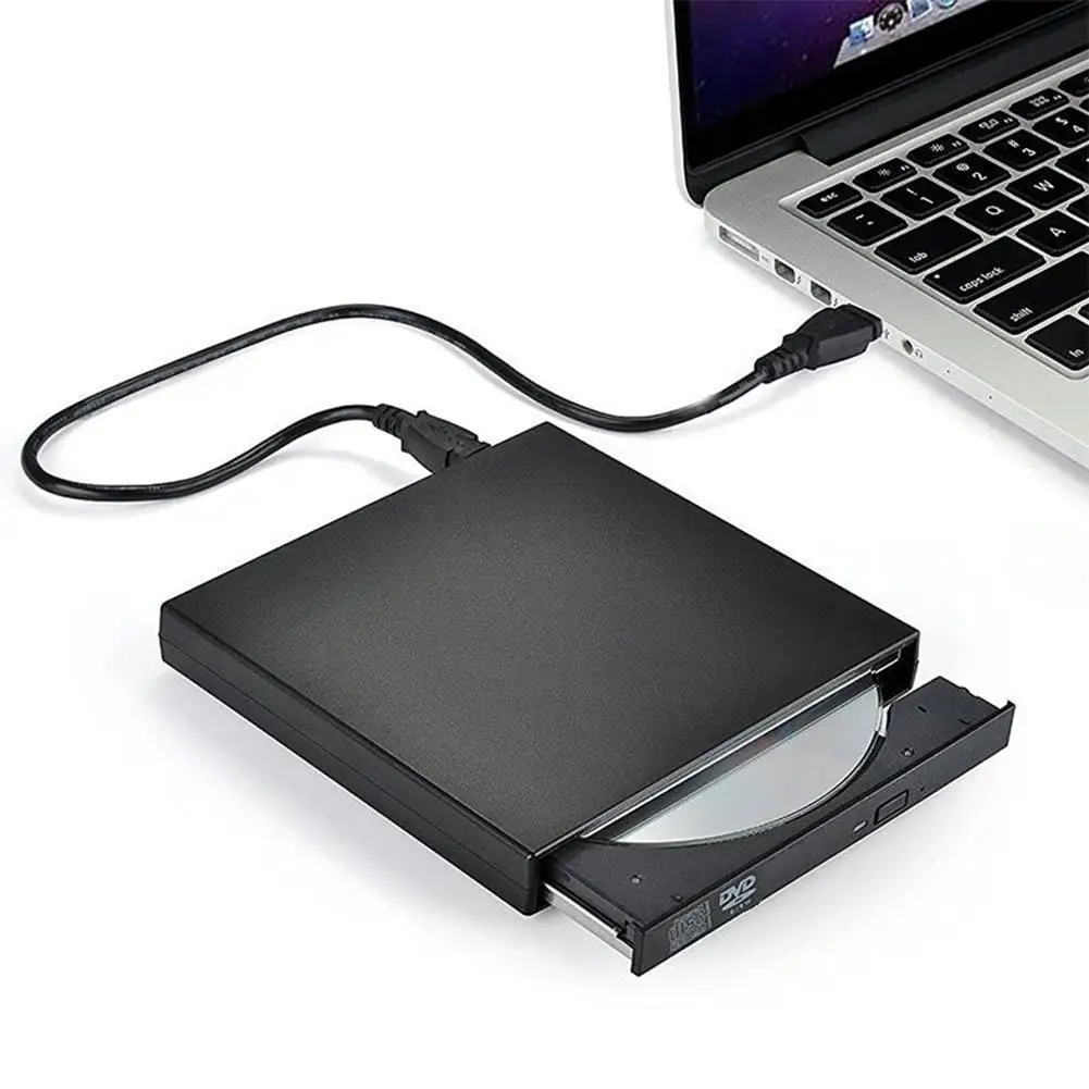 Universale Usb 2.0 Portatile Esterno Ultra Speed Cdrom Car Cd/Dvd Player Drive Car Disc Support Car Mp5 Player & Laptop Imac/Air