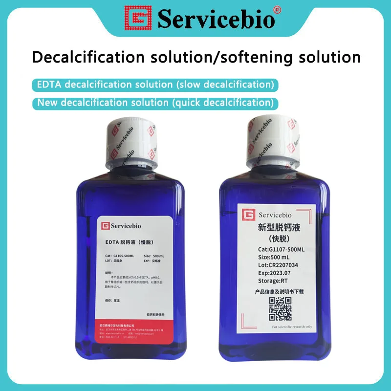Servicebio Edta Nuovo Liquido Di Decalcificazione Reagente Di Morologia Patologica Liquido Ammorbidente Da Laboratorio 500Ml