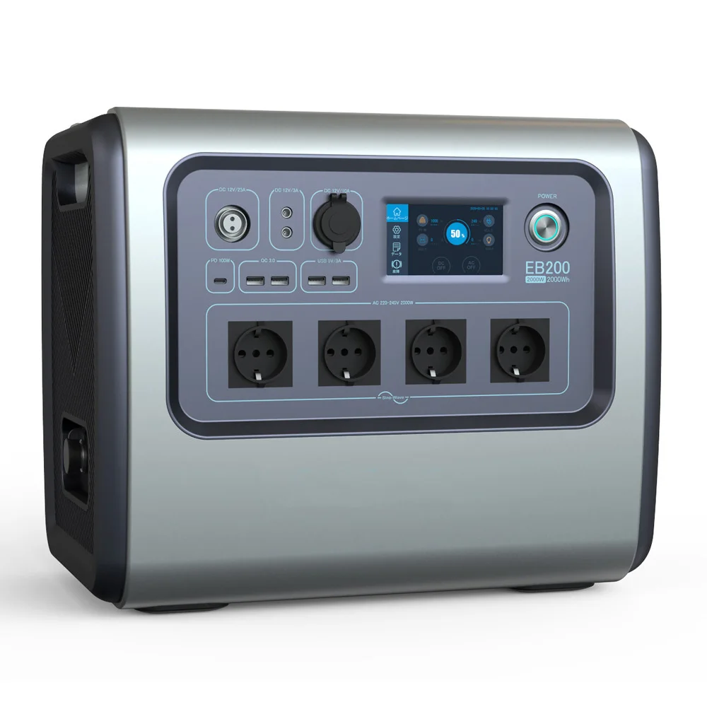 Popolare Lifepo4 Batteria Portatile Power Station Bank Caricabatteria Solare Per Auto Generatore Portatile Batteria Al Litio 2000W
