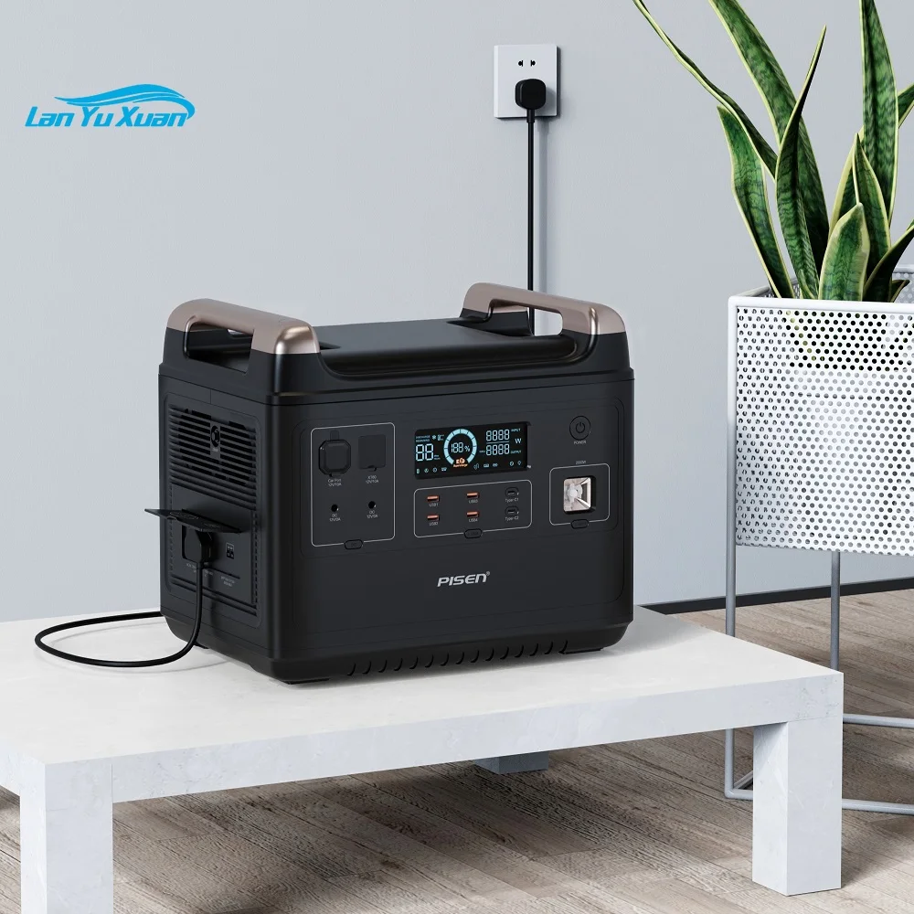 Universal Travel Allpowers Portable 220V Lifepo4 Battery Power Station 2000W Accumulo Di Energia Solare Alimentatore Mobile Esterno