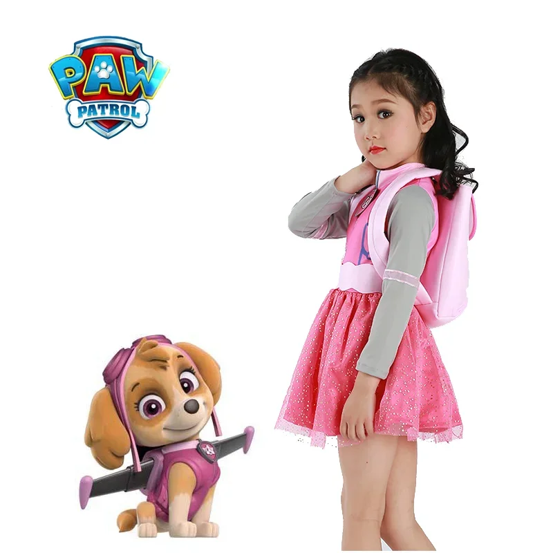 Paw Patrol Girl Costume Cosplay Anime Figure Skye Accessori Stage Performance Outfit Garments Dress Up Kids Regali Di Halloween