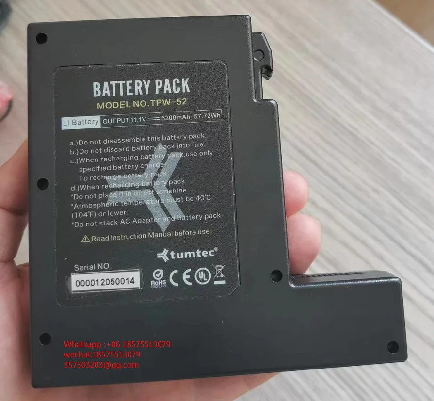 Per La Batteria Della Saldatrice A Fibra Tum Tec V9 Modelli Applicabili Fst-16S, Fst-16M, Fst-83A, V9