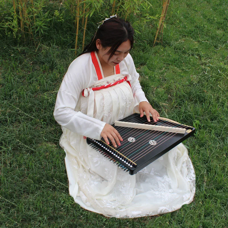 Jlm Guzheng Finger Training 21 /14 Strings Dispositivo Professionale Per L'Allenamento Delle Dita Delle Mani Mini Guzheng Portatile
