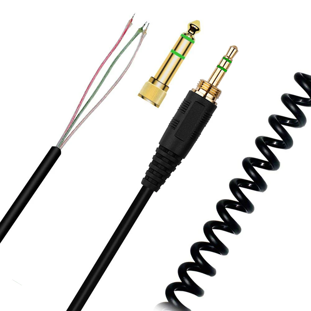 6.35 Millimetri Di Ricambio Di Estensione Spring Cavo Per Sony Mdr-Cd380 Mdr-Cd777 Mdr-Cd900St Mdr-Cd999 Mdr-Cd1700 Mdr-Cd3000 Cuffie