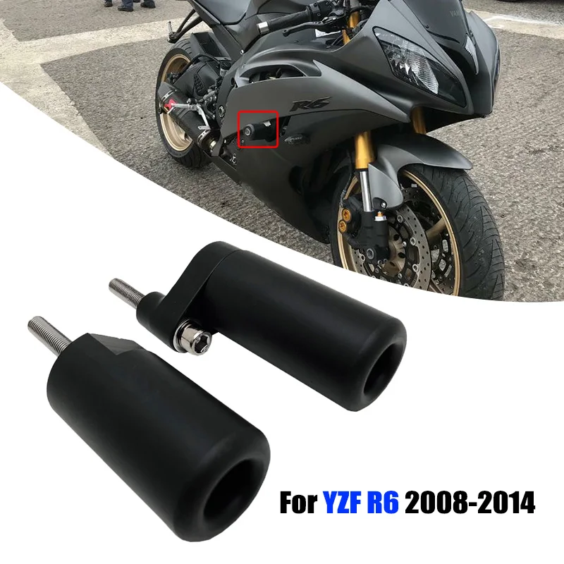 Per Yamaha Yzfr6 Yzf-R6 Yzf R6 2008-2014 2012 2013 Moto No Cut Frame Sliders Crash Protezione Anticaduta Protezione Motore