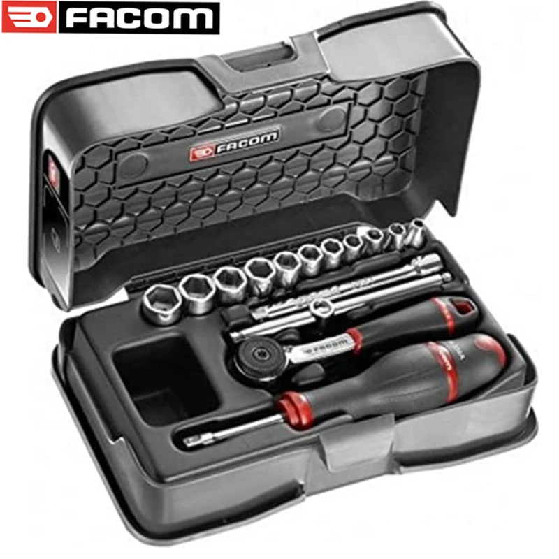 Facom R.161-6Atcl Set Di Chiavi A Bussola A Cricchetto Materiali Di Alta Qualità Lavorazione Squisita Funzionamento Semplice