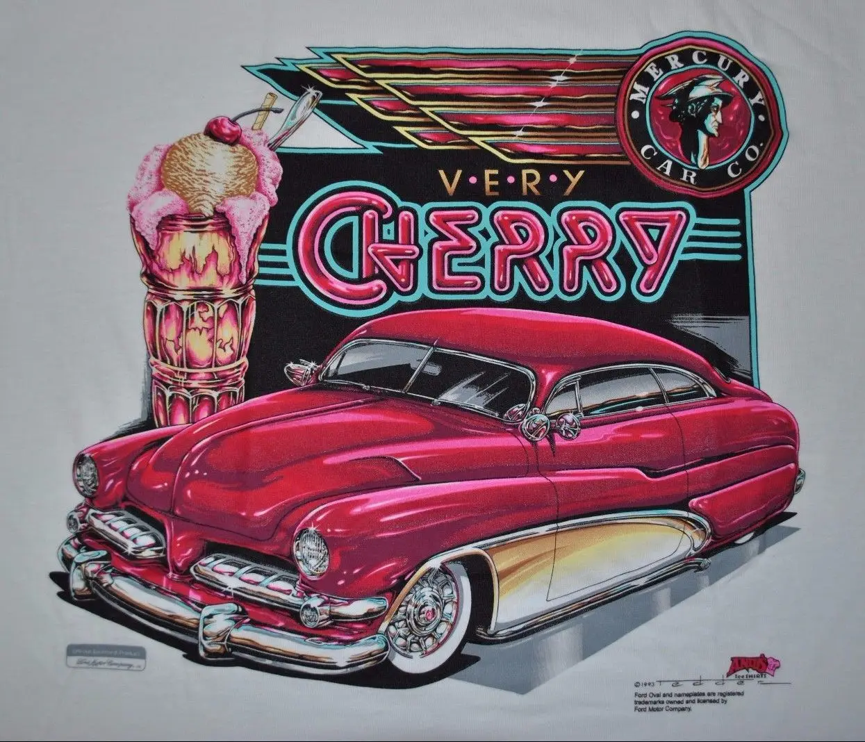 2019 Cotone Di Alta Qualità Casual Brand American Classic Car Fans Mercer Car Company Motor Company Vintage Brand New Men Tees