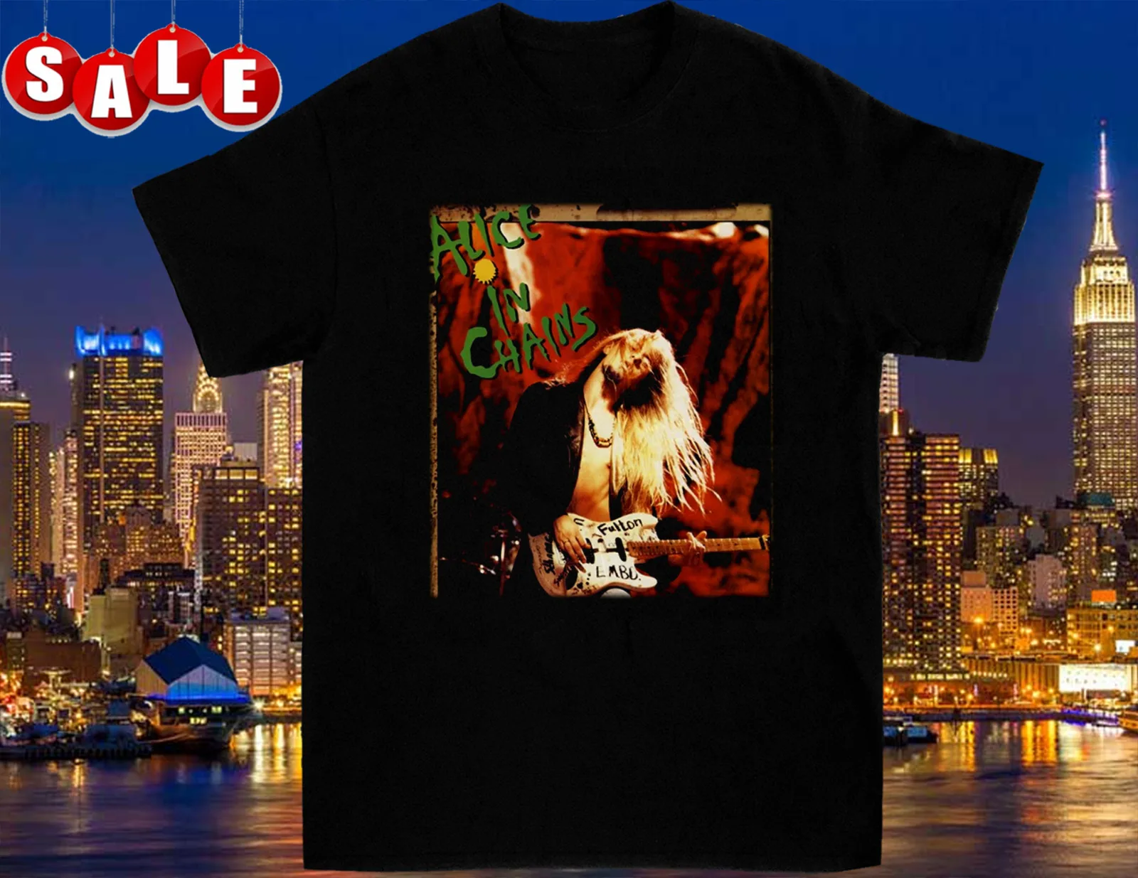 Nuovo Popolare Jerry Cantrell Alice In Chains T-Shirt S-4Xl Cg086