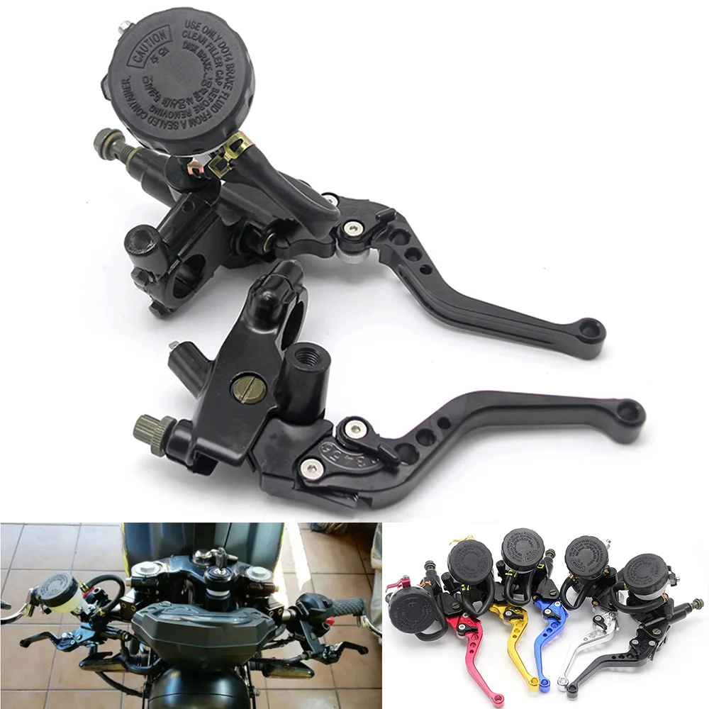 Universal 7/8" 22Mm Motorcycle Master Cylinder Lever Hydraulic Brake Pump Clutch Handle For Yamaha Mt-07 Mt-09 Fz-07 Fz-09 Xmax