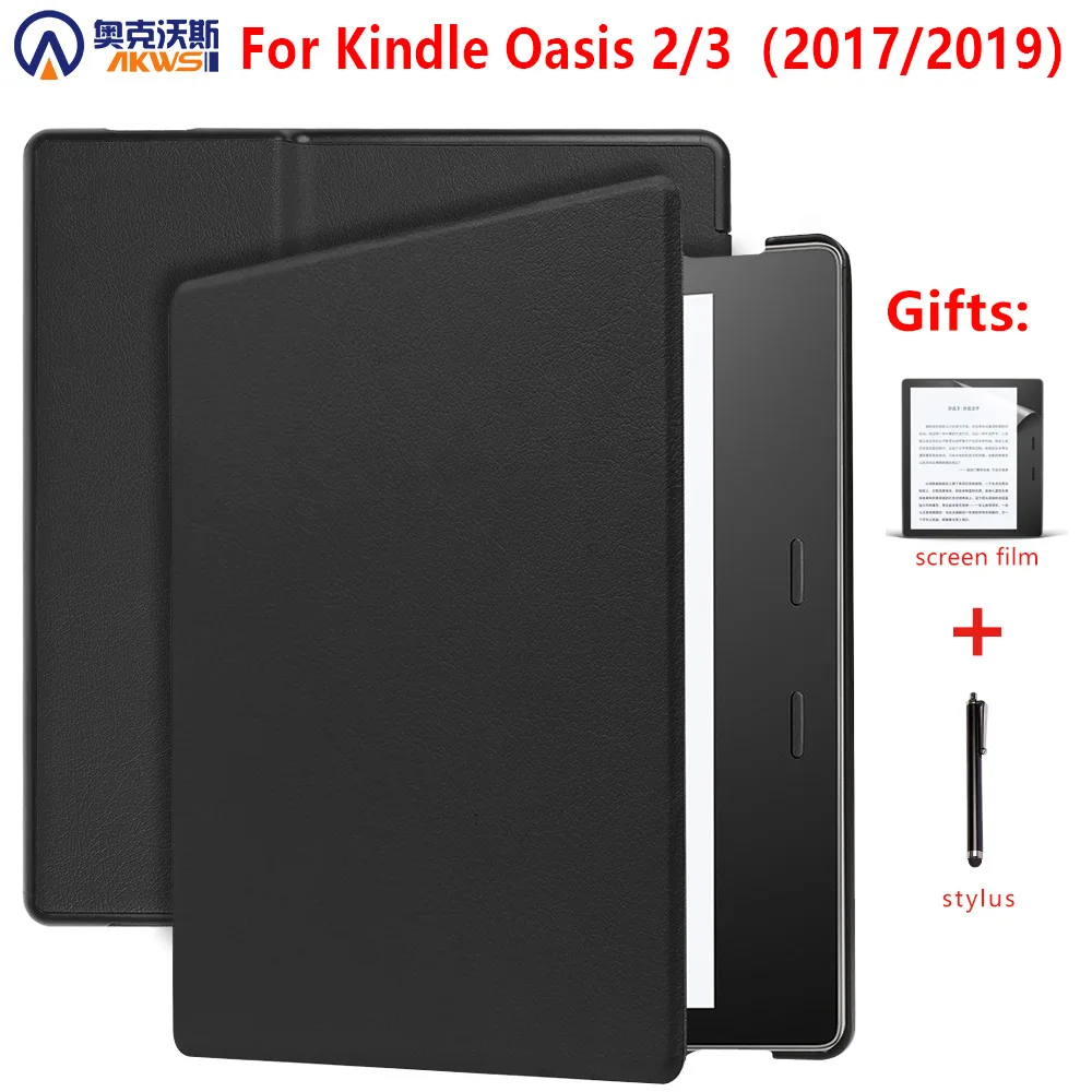 Custodia Magnetica Per Kindle Oasis 2019 Flip Cover Sottile Per Kindle Oasis 2017 7 "E-Reader Leather Funda