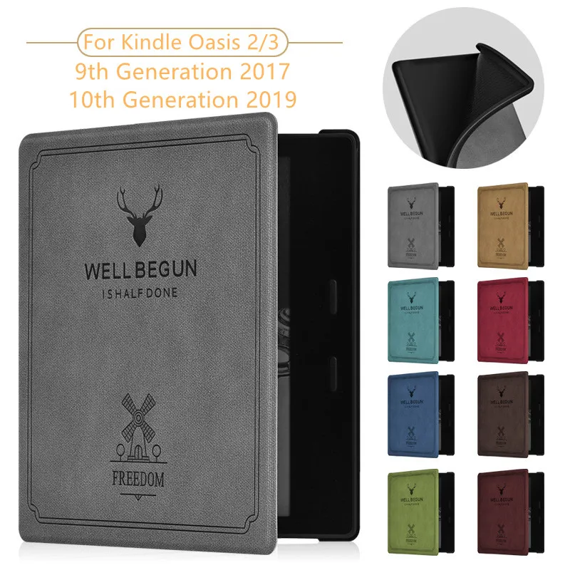 For Kindle Oasis Case 10Th Generation 2019 7.0 Inch For Kindle Oasis 9Th 2017 With Auto Sleep/Wake For Kindle Oasis 3/2 Cover