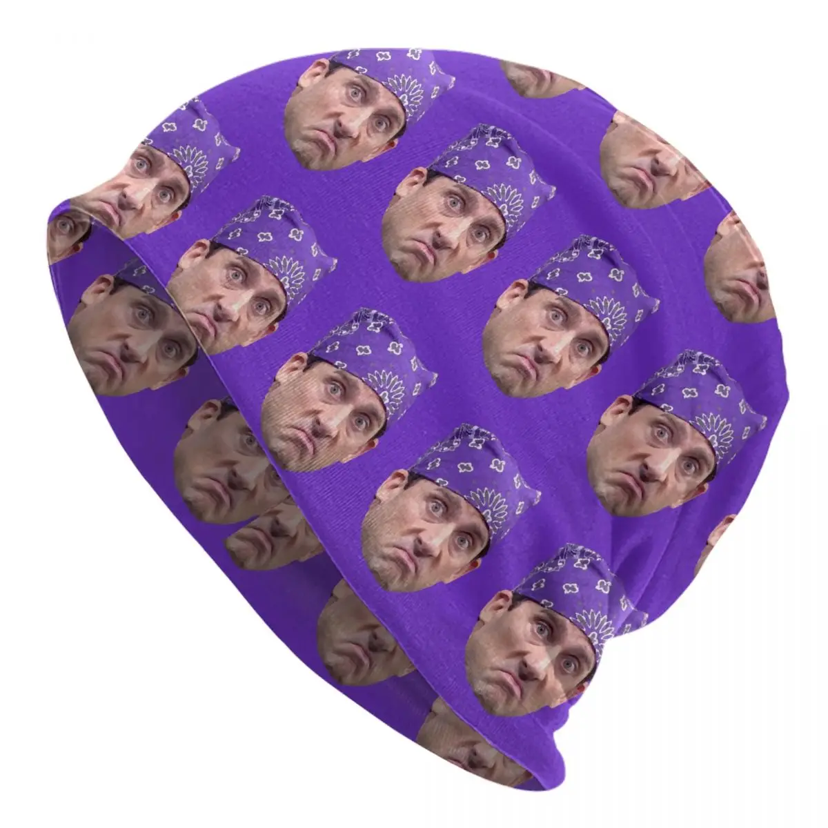 Michael Scott Head Berretti Skullies Humor Berretti Cap Uomo Casual Warm Head Wrap Bonnet Cappello Lavorato A Maglia