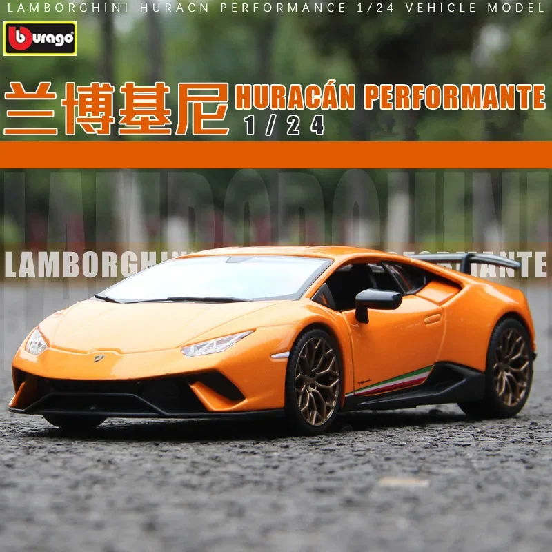 Bburago 1:24 Lamborghini Hurricane Lega Modello Di Auto Simulazione Decorazione Auto Collezione Regalo Giocattolo