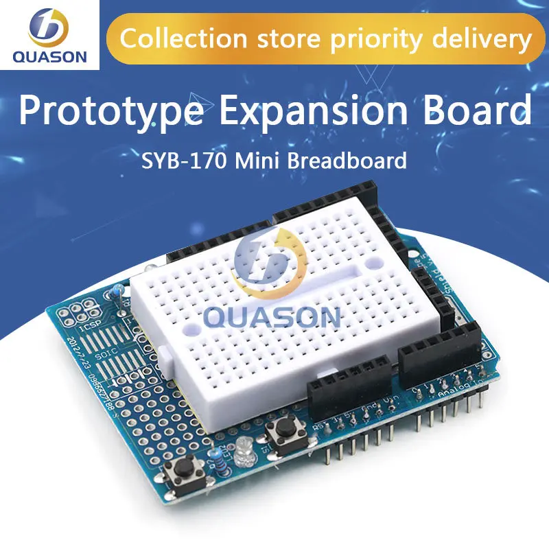 Protoshield Prototipo Scheda Di Espansione Con Syb-170 Mini Breadboard Basato Per Arduino Protoshield