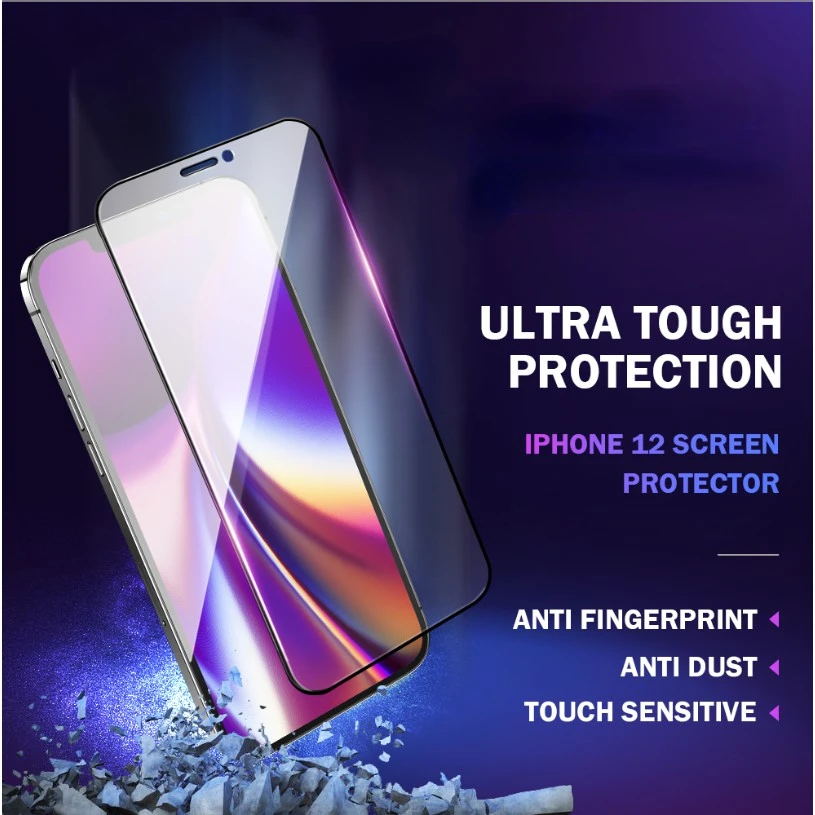 Proteggi Schermo Iphone In Vetro Temperato Per 12 Pro Max/12 Pro/12/12 Mini/11 Pro Max/11 Pro/11/Xr