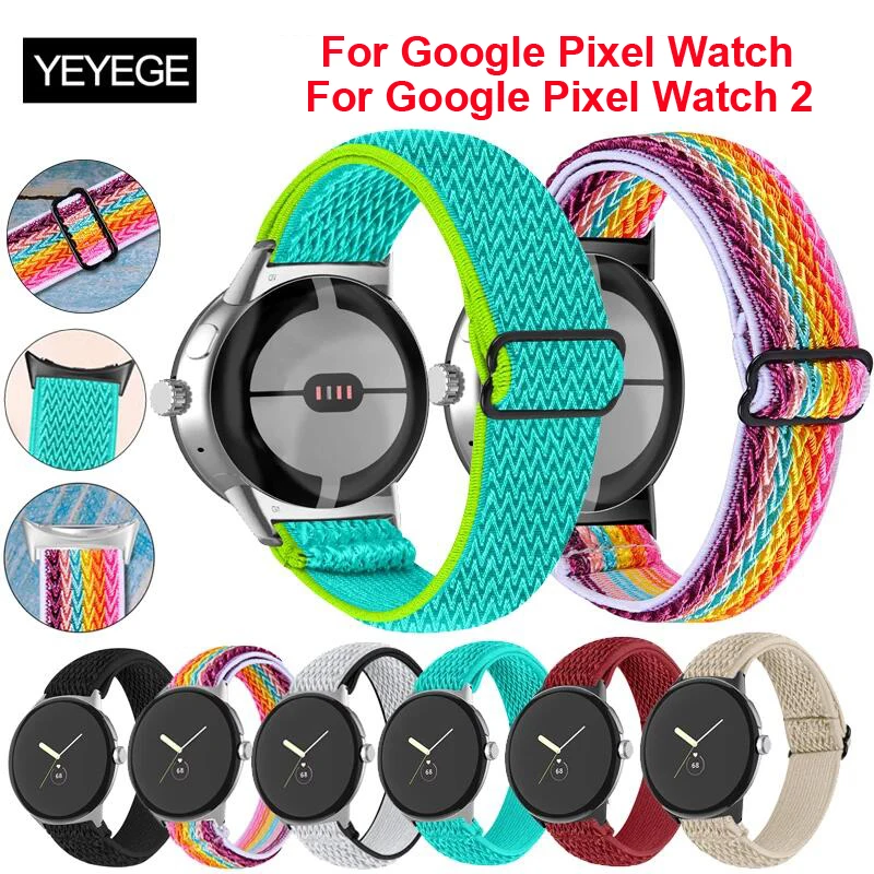 Cinturino Scrunchie Per Google Pixel Watch 2 Cinturino Colorato Adjsutable Cinturino Elastico Per Google Pixel Watch Bracciale Sport Correa