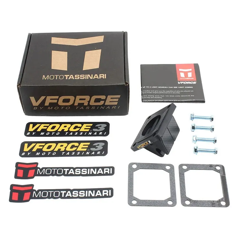 Moto Vforce 3 Reed Valve V3144-1 Per Yamaha Yz85 Yz125 Yz400 Cr250R Moto In Fibra Di Carbonio Reed Valve Assembly
