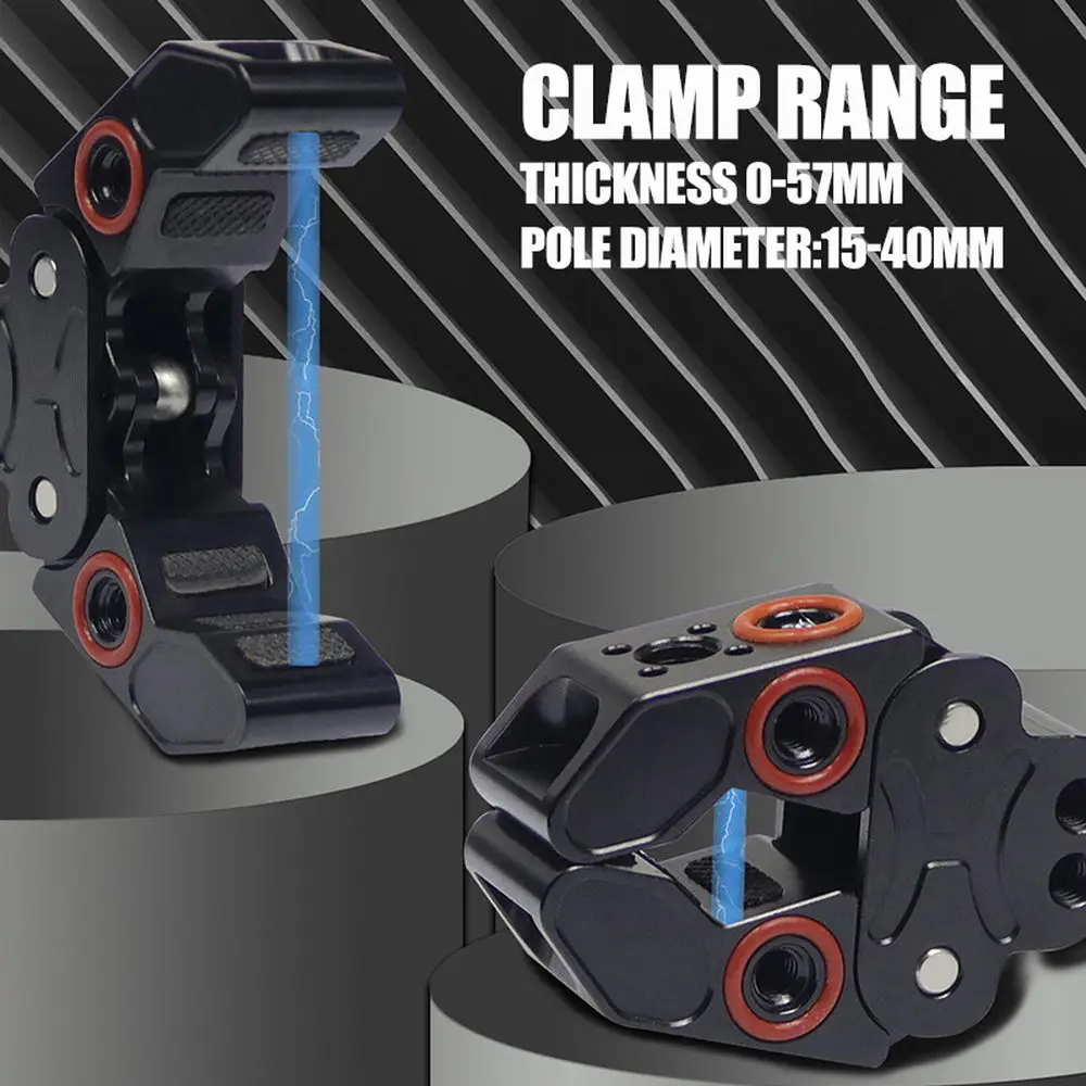 Super Clamp Crab Pinze Clip 1/4 3/8 Arri Cold Shoe Magic Arm Light Slr Camera Treppiede Ombrello Barre Trasversali Supporto Per Staffa Per Monitor