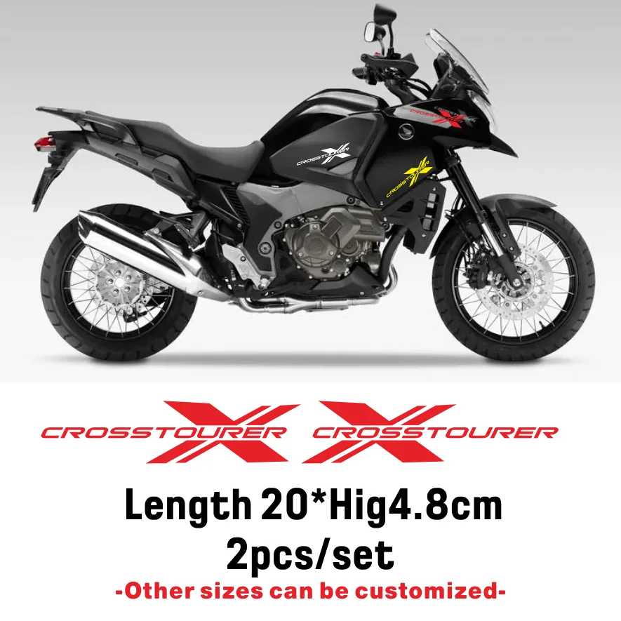 2 X New Motorcycle Bicycle Fuel Tank Sticker Body Sticker Casco Logo Applique Per Honda Crosstourer X 1200 Honda Crosstourer