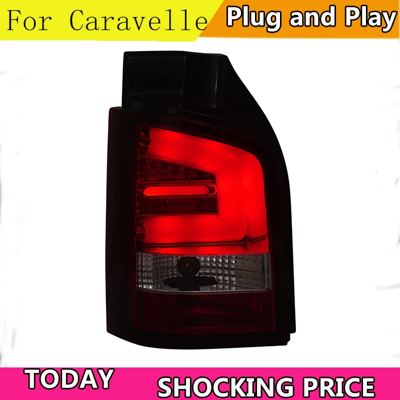 Doxa Per Volkswagen T5 Caravelle Multivan Led Fanale Posteriore Rosso Bianco Colore 2010-2014 Anno Sn