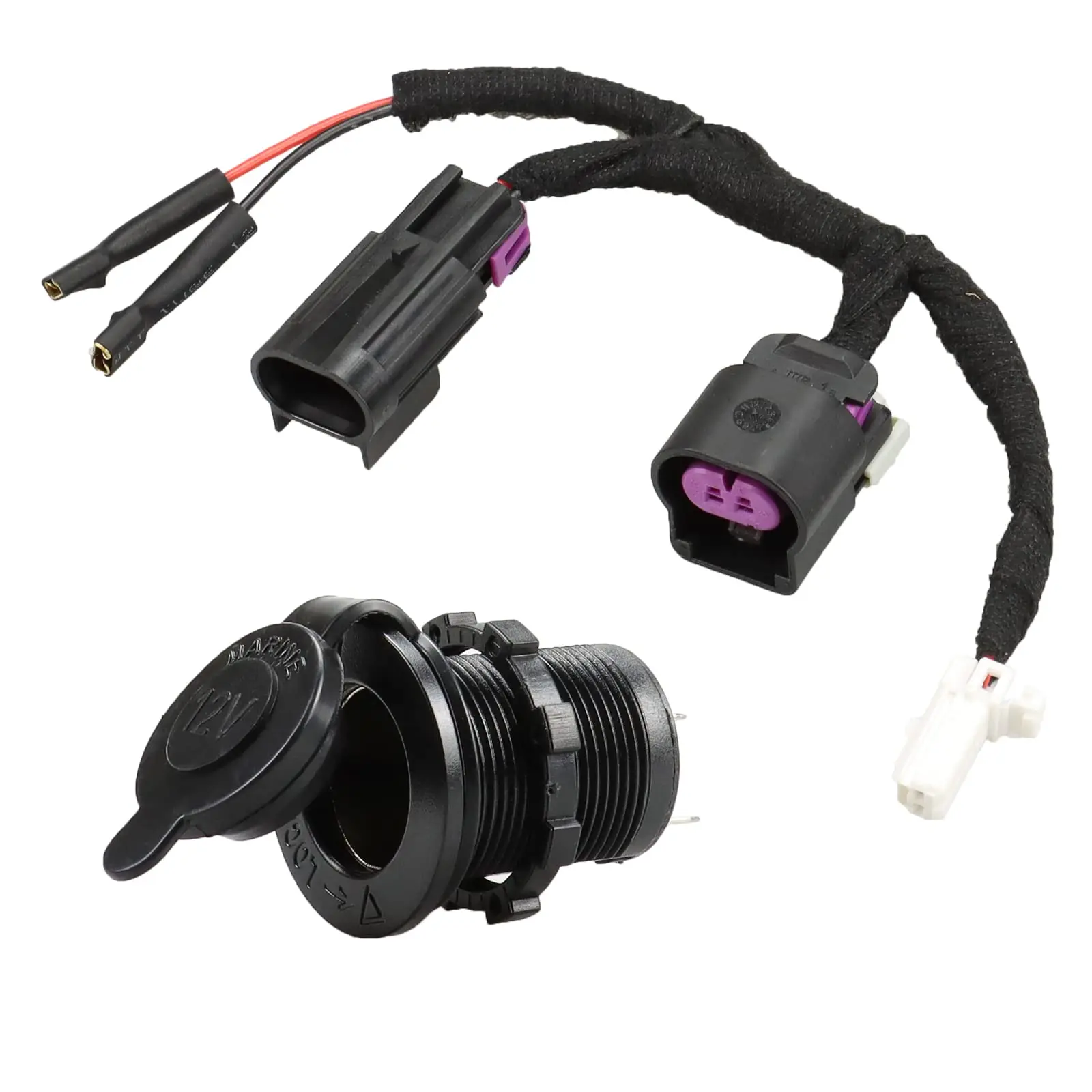 Kit Presa Di Corrente Cc Da 12 Volt Per Ski-Doo Rev-X Rev-Xs 860200632