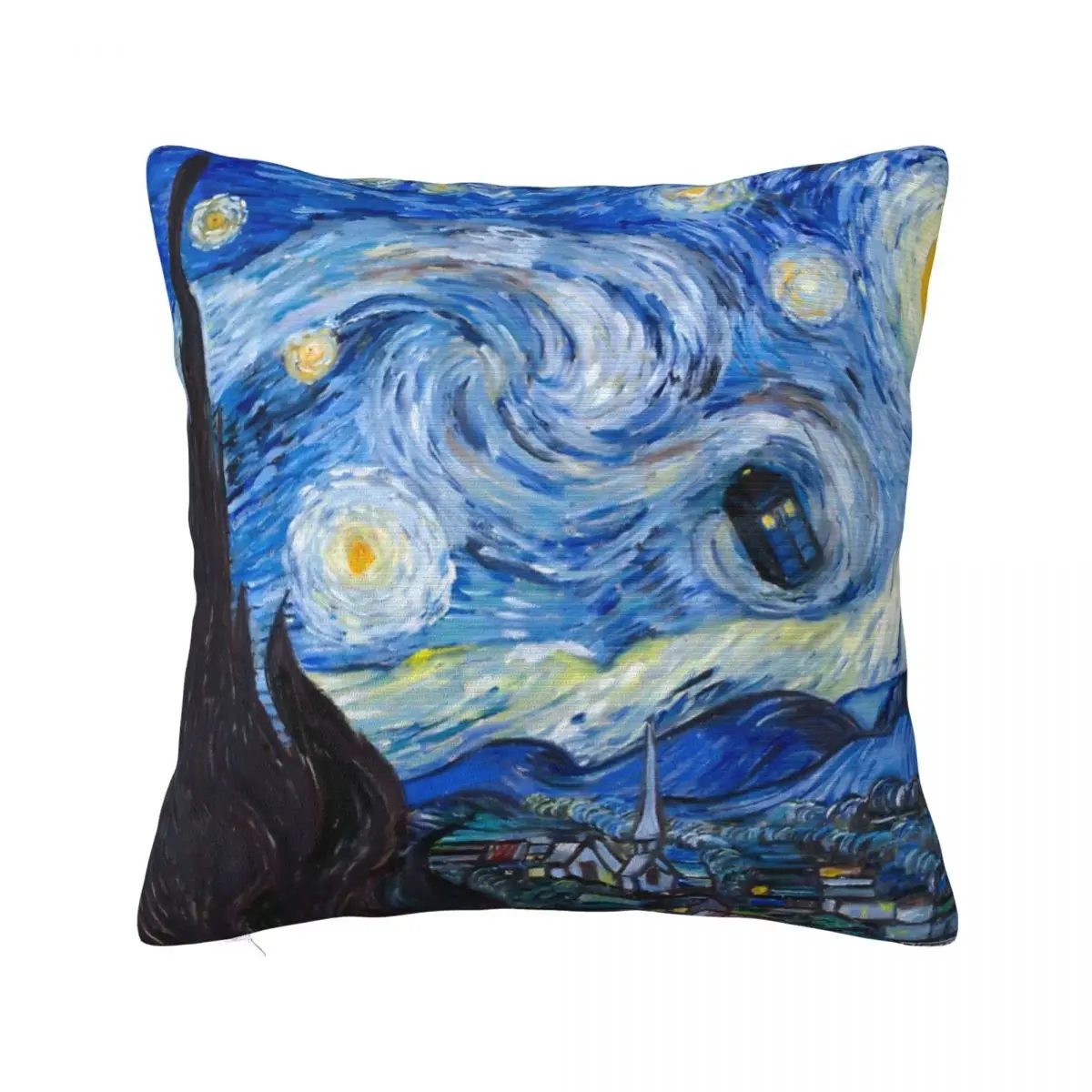 Notte Stellata Con Tardis Una Federa
