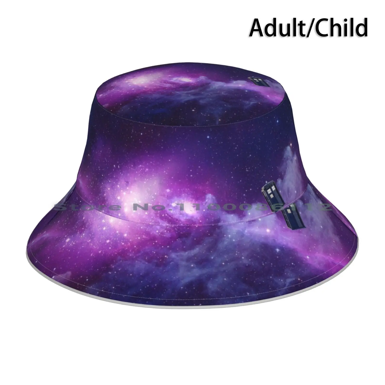 Cappello Da Pescatore Tardis Cappello Da Sole Tardis Who Space Cappello Da Pescatore Pieghevole All'Aperto