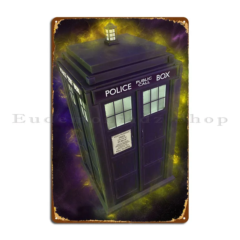 Forever Tardis Metal Sign Garage Classic Pub Printed Party Tin Sign Poster
