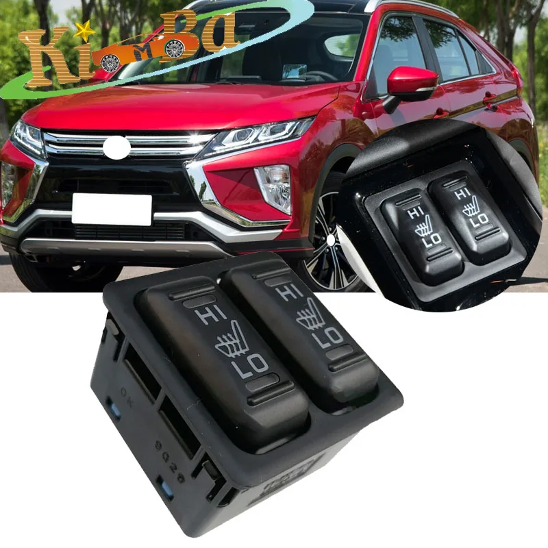 Kimba Seat Pulsante Interruttore Di Controllo Riscaldato Per Mitsubishi Outlander Eclipse Cross L200 Grandis Lancer Evo Seat Heated Control