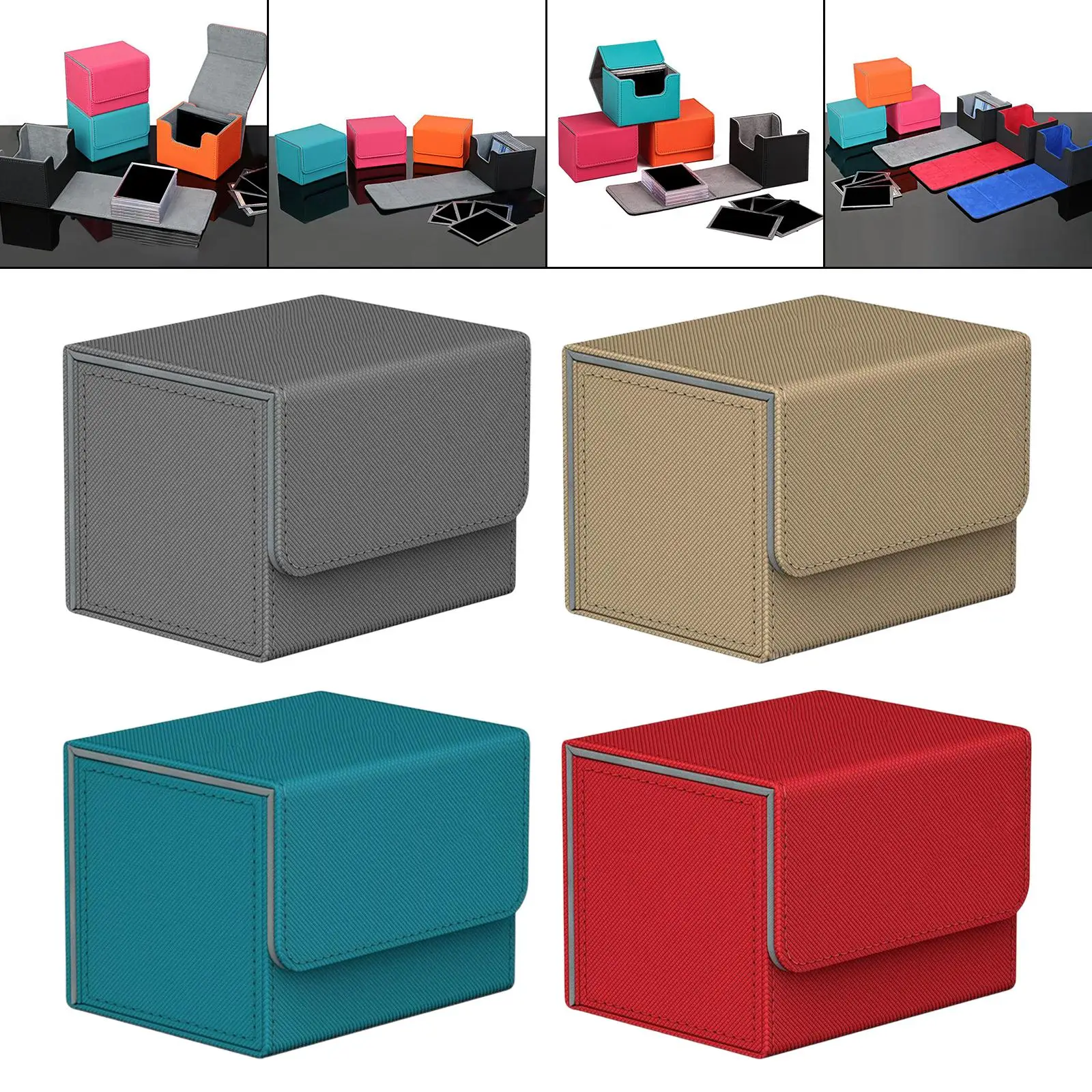 Premium Trading Card Deck Box Organizer Holder Storage Hobby Per Mtg Card Bambini Bambini Gathering Card Toy Hobby Portable